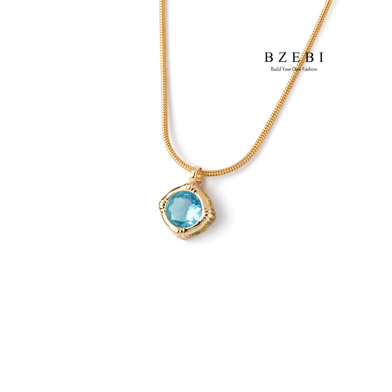 14k niche design premium starry sky necklace