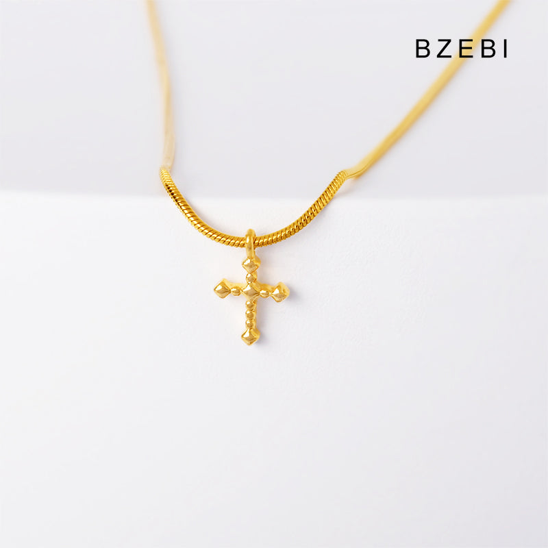 14k premium original cross necklace