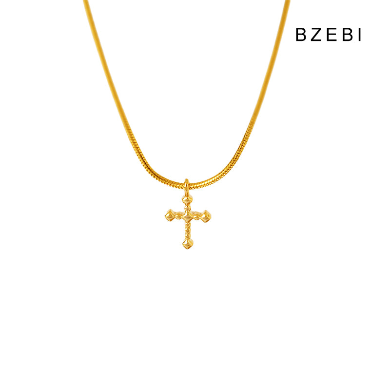 14k premium original cross necklace