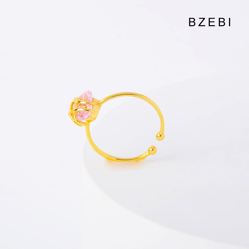 Love zircon ring