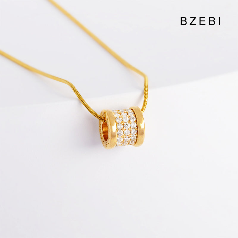 Spring 14K Gold Necklace Female Necklace