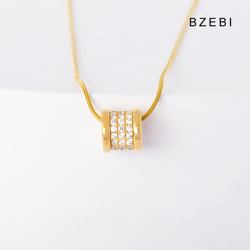 Spring 14K Gold Necklace Female Necklace