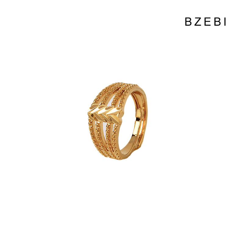 14k gold-plated light luxury atmosphere ring