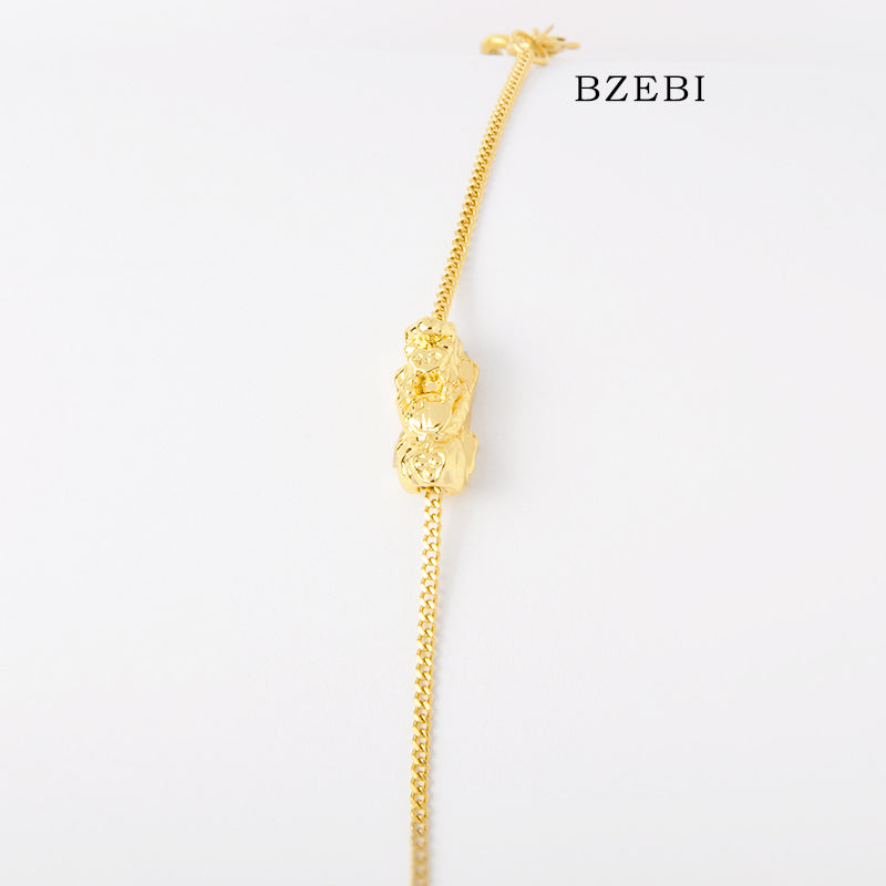 BZEBI 14K PiXiu necklaces