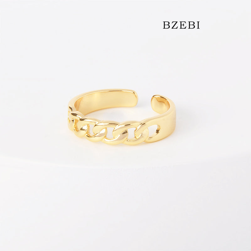 Twist braid open female ring