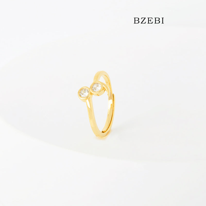 14K simple fashion gold ring