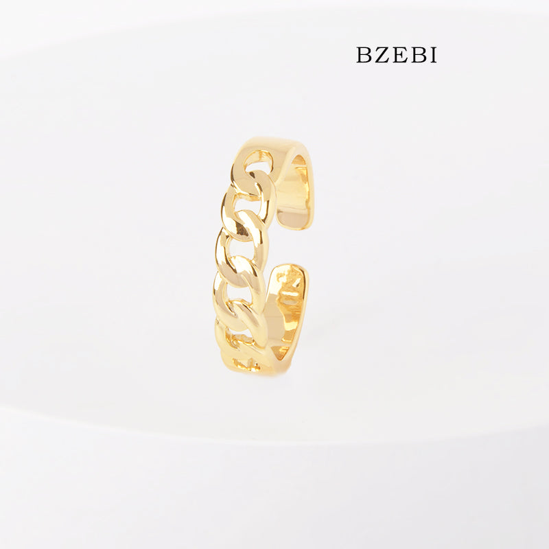 Twist braid open female ring