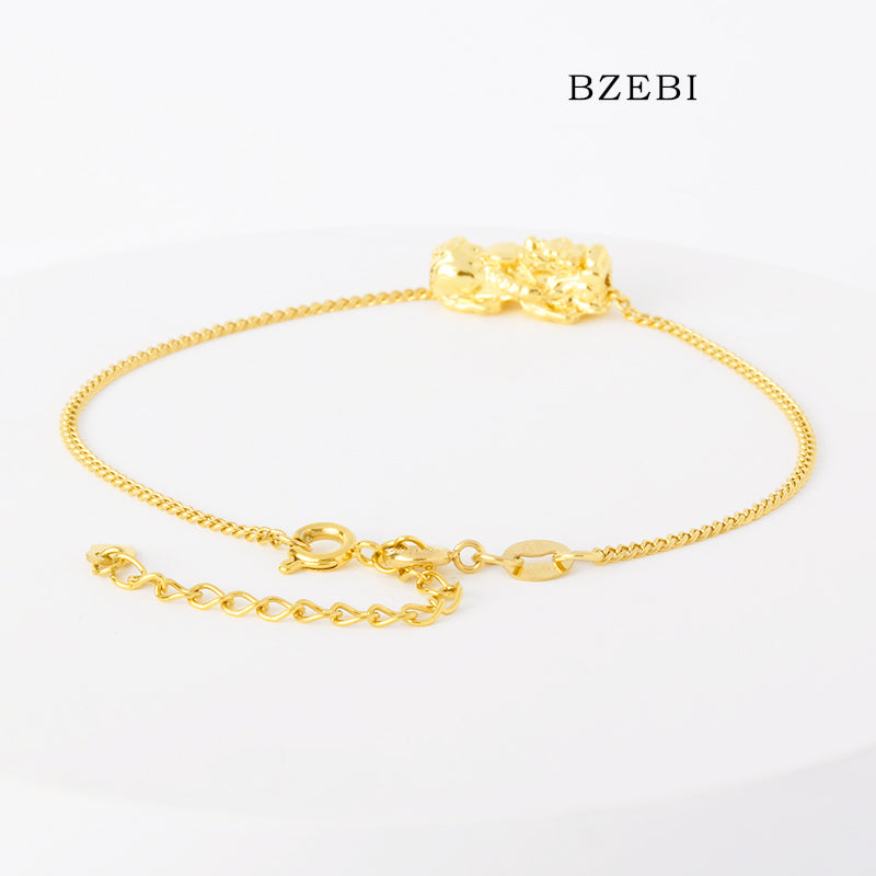 BZEBI 14K PiXiu necklaces