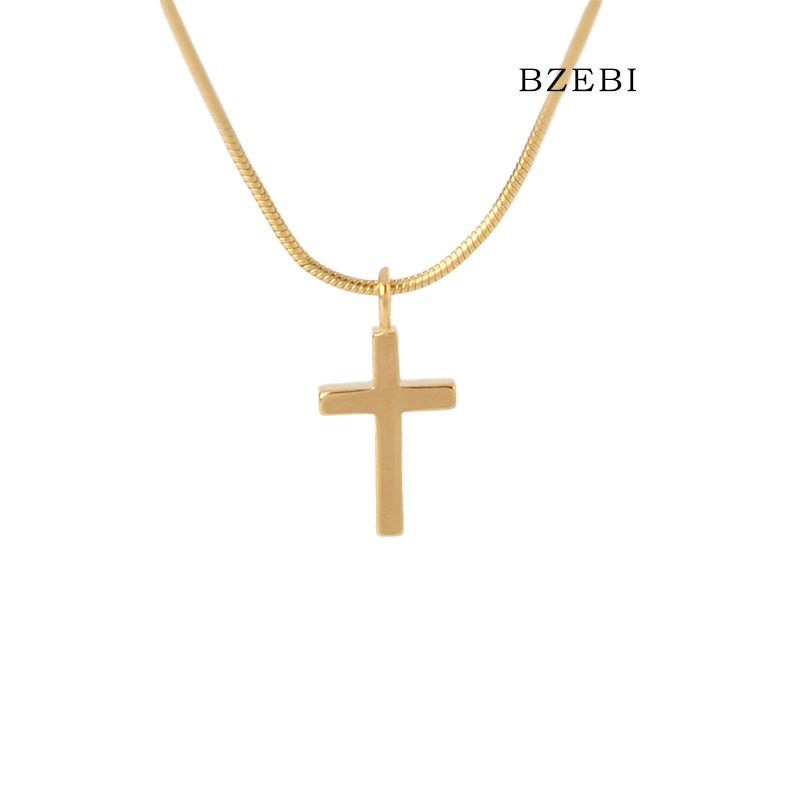 Light luxury simple Cross Necklace