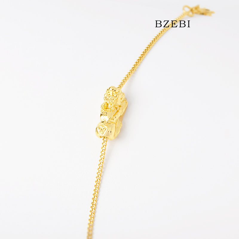 BZEBI 14K PiXiu necklaces