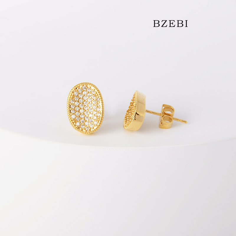 Simple and elegant 14K GOLD PLATED EARRINGS