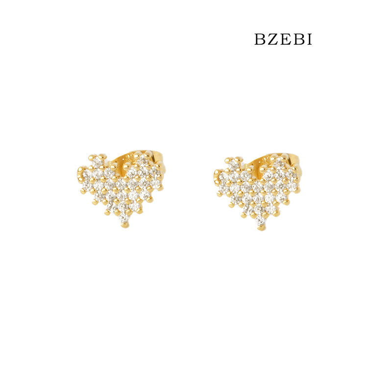 BZEBI14k love falling beads earrings