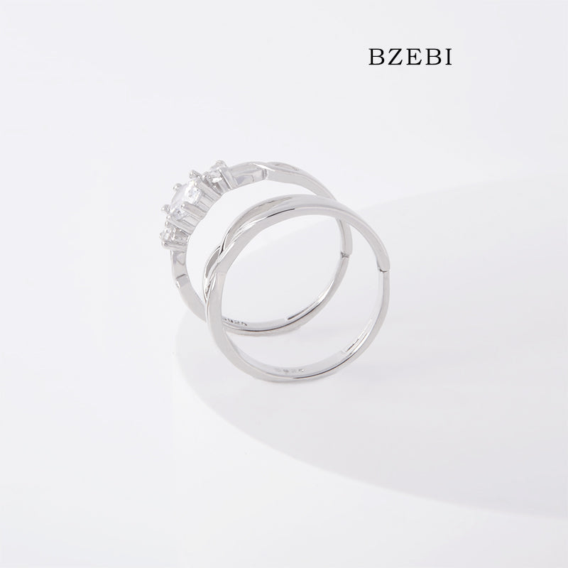 BZEBI Forever love ring