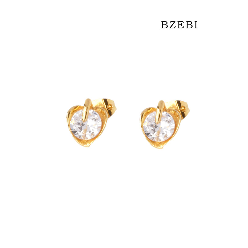 BZEBI 14k Fashion Design Girls Earrings