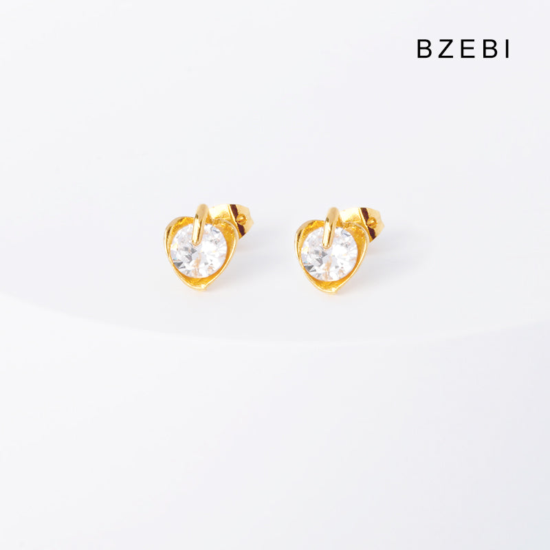 BZEBI 14k Fashion Design Girls Earrings