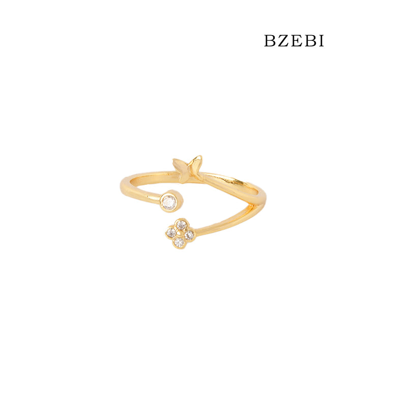 14k light luxury high-end ring women