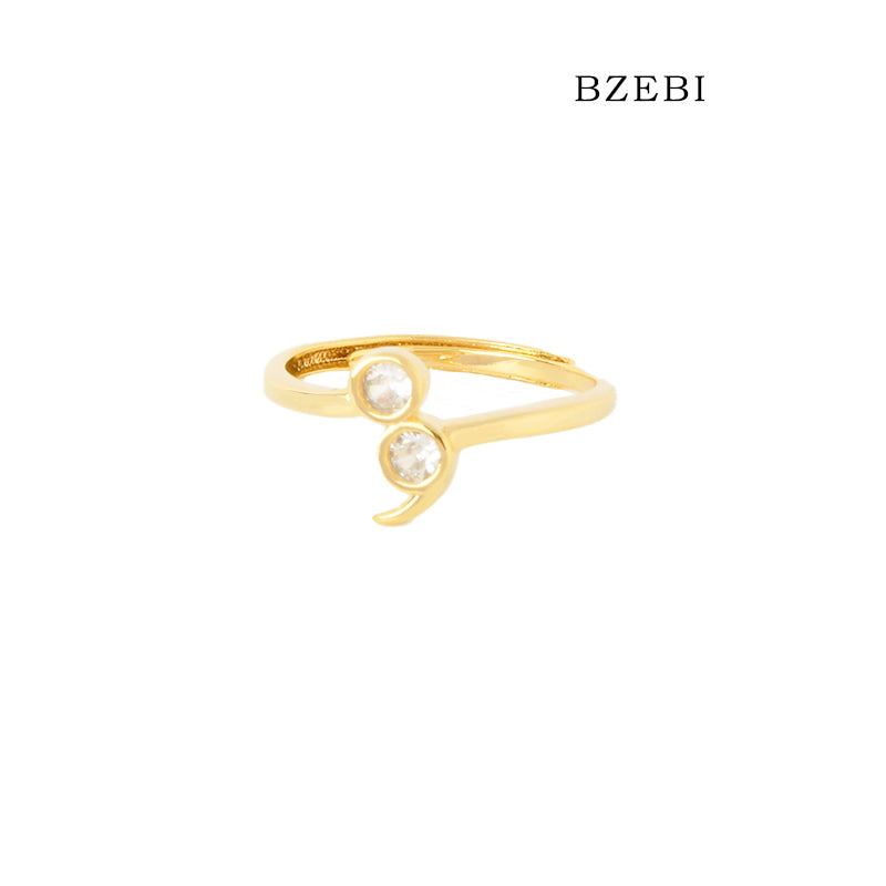 14K simple fashion gold ring