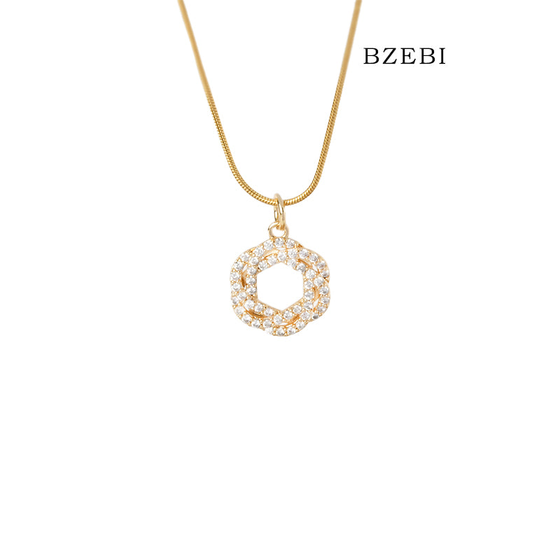 Ring Flower clavicle Necklace