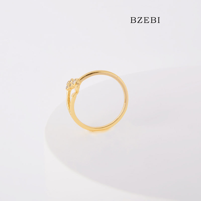 14k light luxury high-end ring women