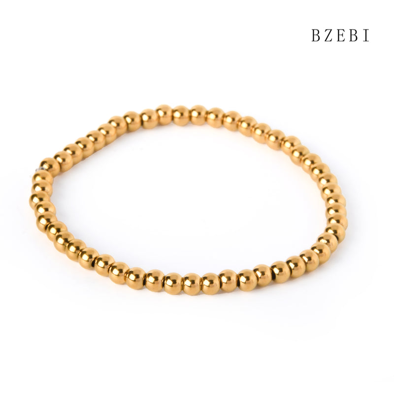 18k Gold Plated Cubic Zirconia Small ball splicing Bracelet for Women with Box