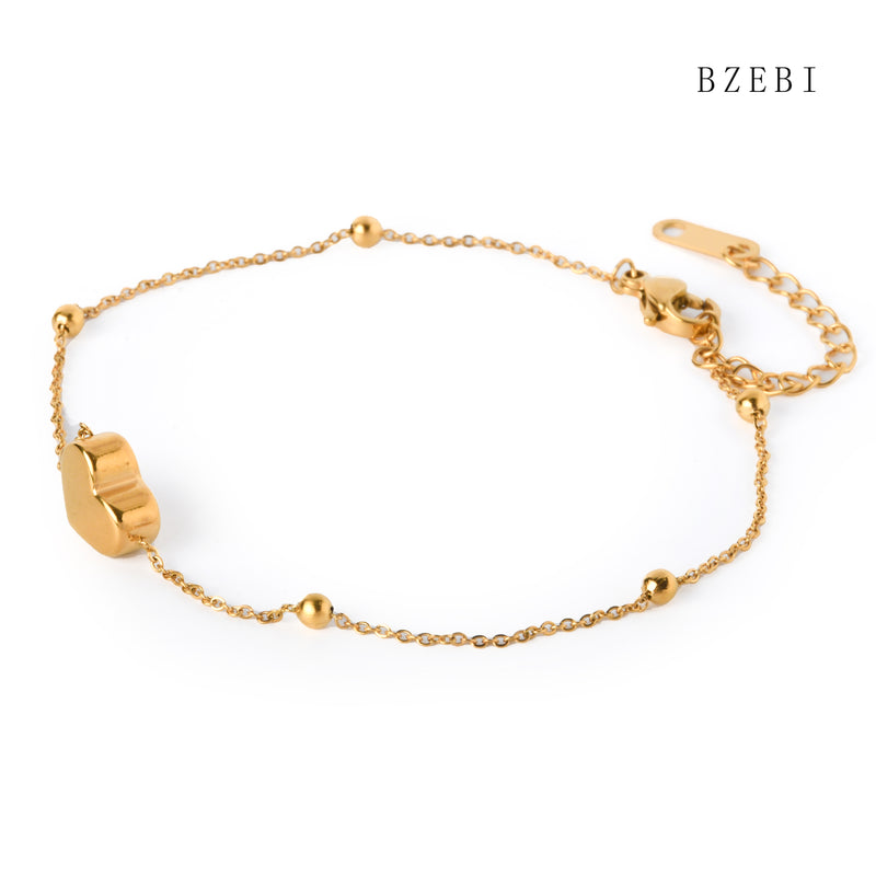 18k Gold Plated Cubic Zirconia love Bracelet for Women with Box