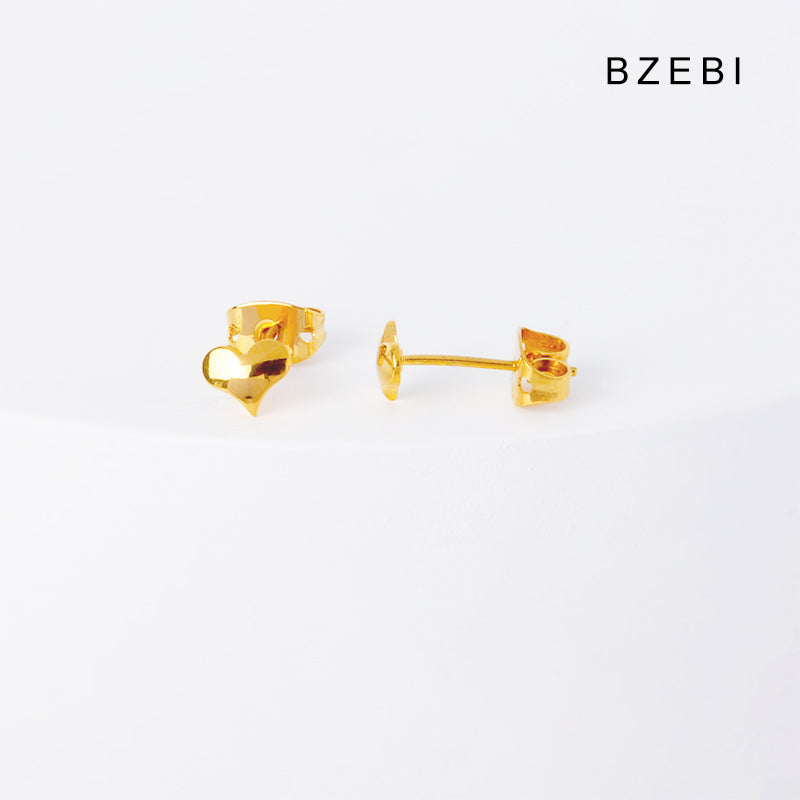 BZEBI 14k Love Fashion Design Earrings