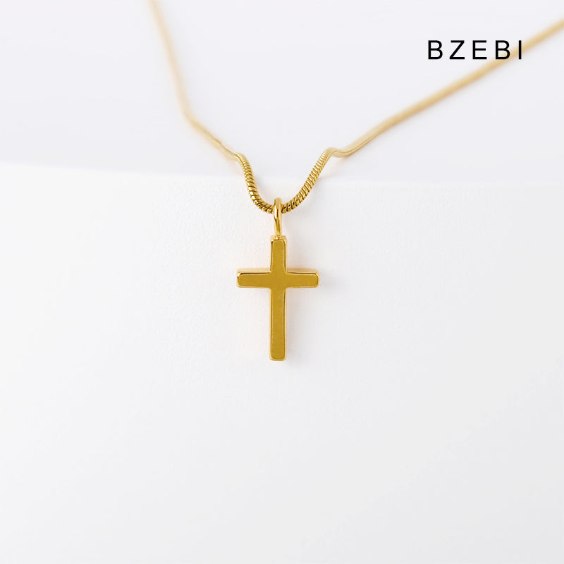 Light luxury simple Cross Necklace