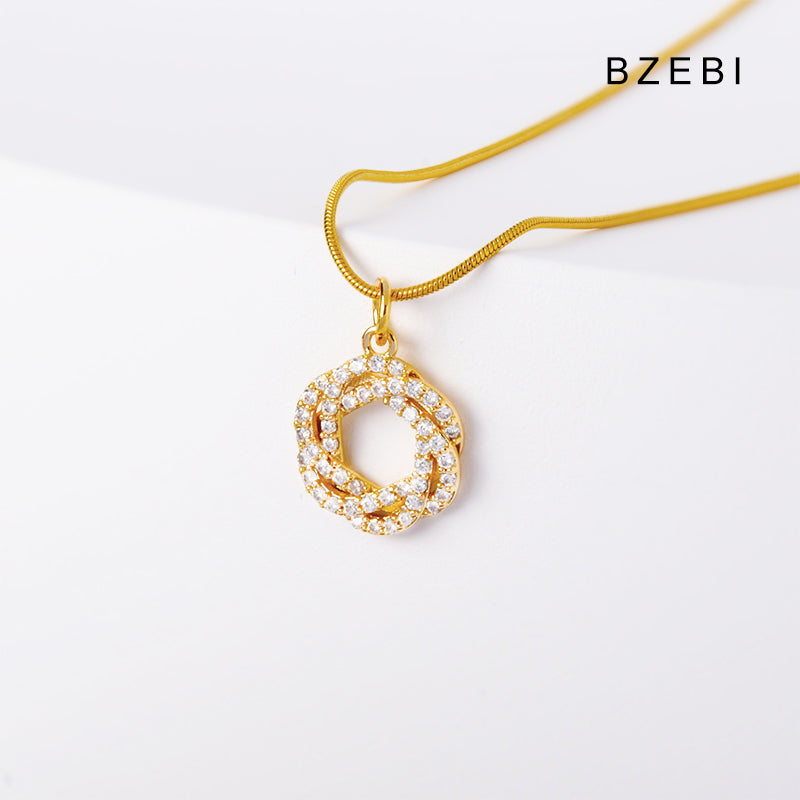 Ring Flower clavicle Necklace