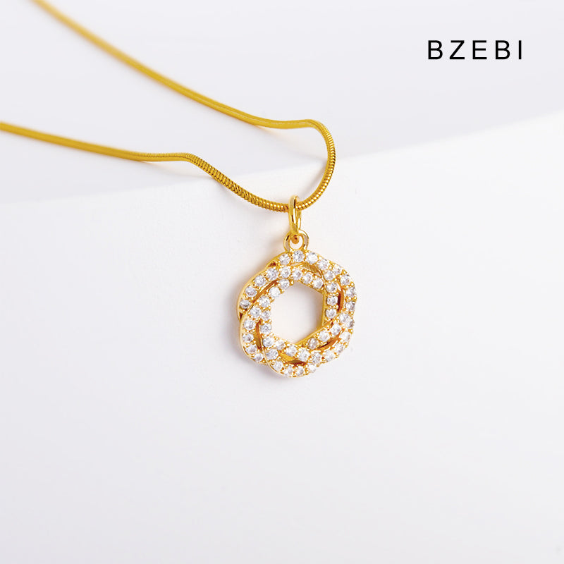 Ring Flower clavicle Necklace